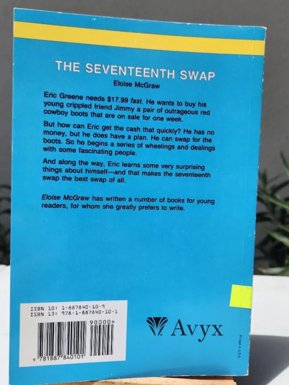 The Seventeenth Swap Paperback Book by Eloise McGraw Literature Novel  ISBN-10 ‏